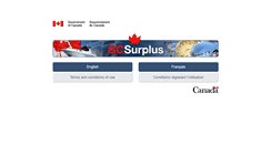 Desktop Screenshot of gcsurplus.ca